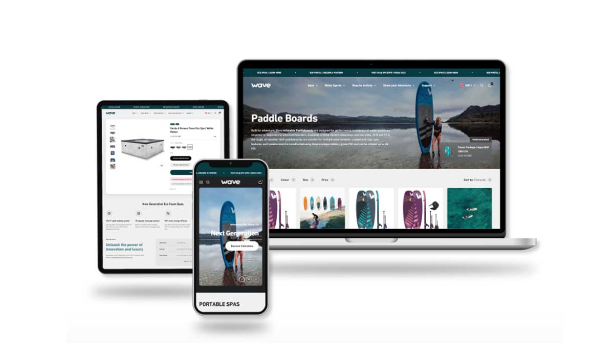 Making Waves Overseas: Wave Direct Launches New Website for the US - Wave Spas Europe