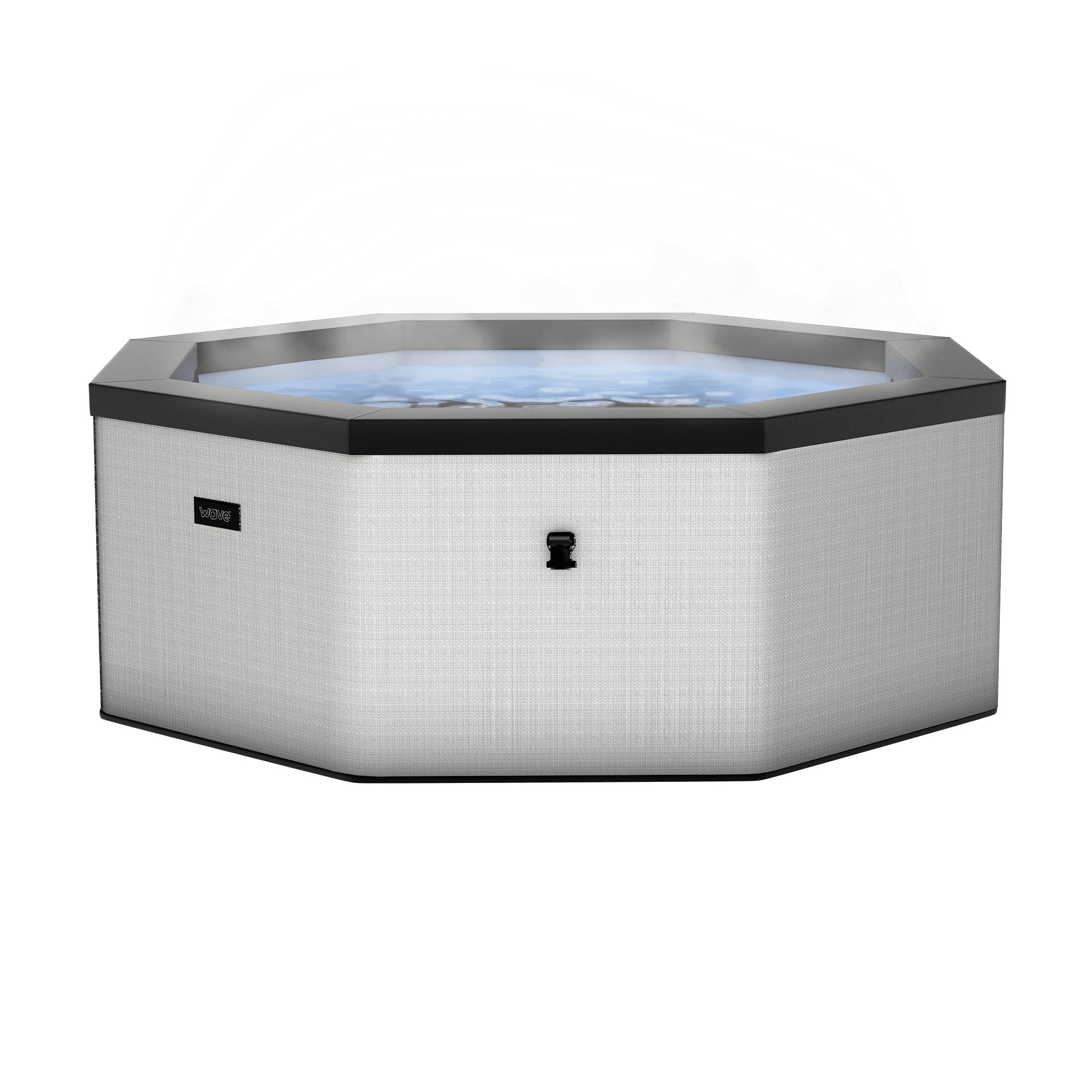 Como v2 | 6-Person Eco Foam Hot Tub | Integrated Heater | Graphite Grey - Wave Spas Europe