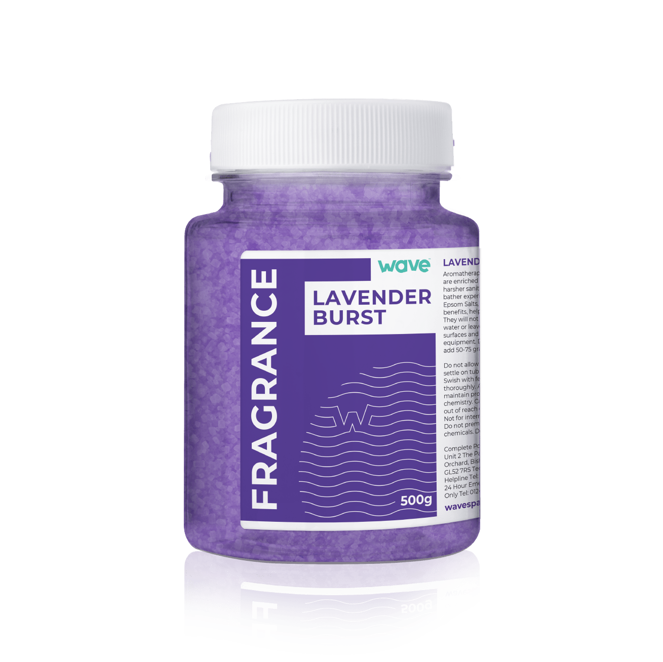 Hot Tub Aromatherapy Scent Crystals | Lavender Burst | 500g - Wave Spas Europe