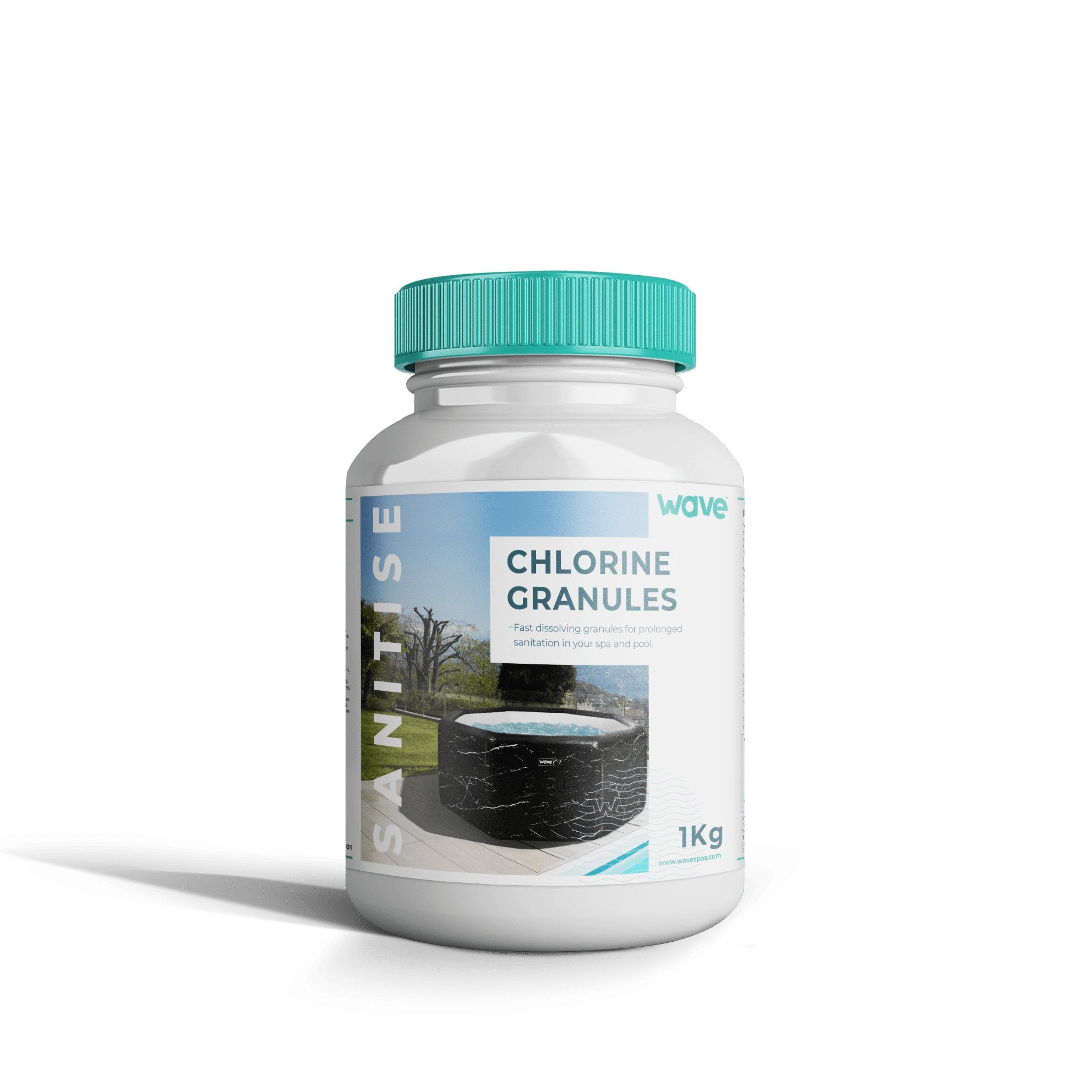 Hot Tub Chlorine Granules | 1KG - Wave Spas Europe