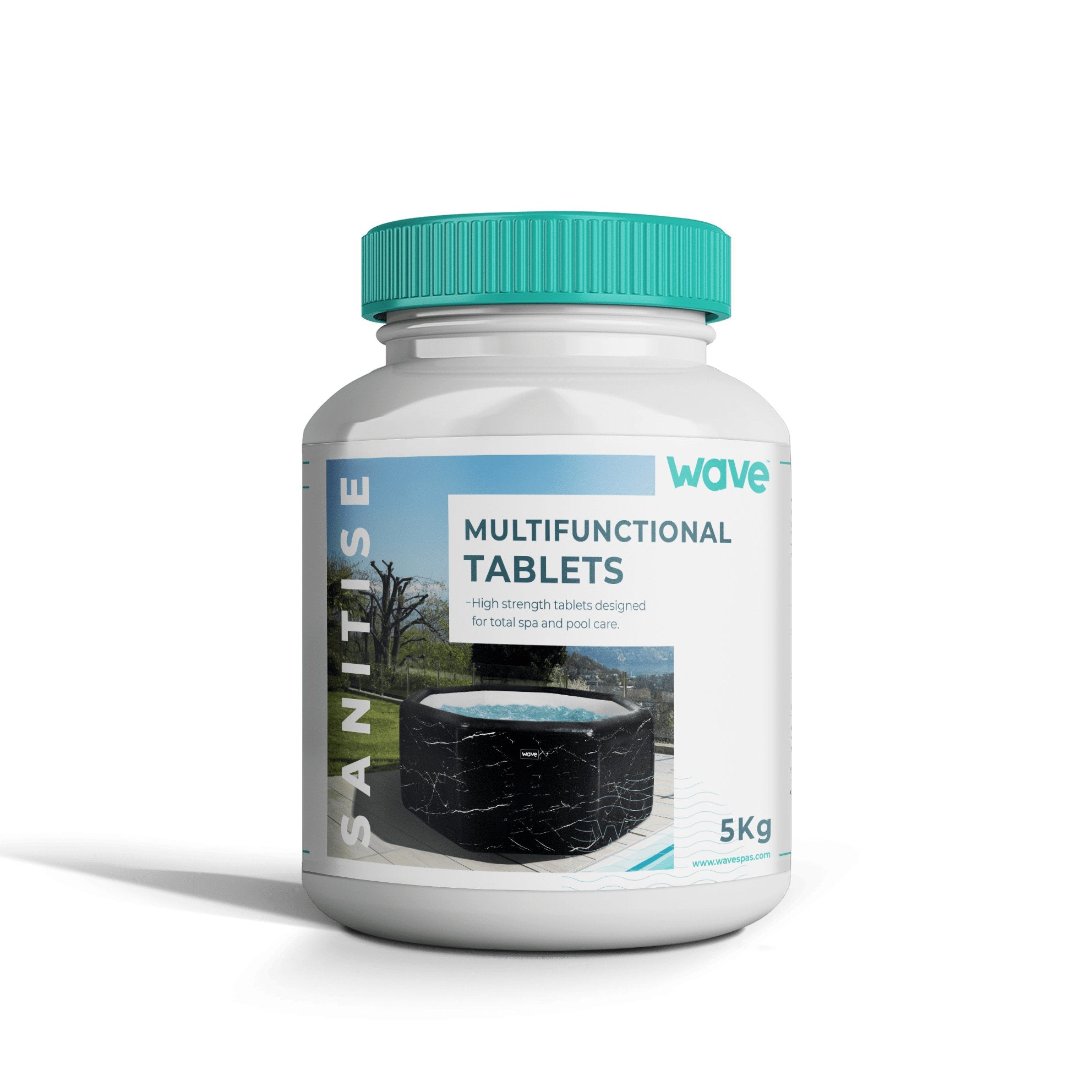 Hot Tub Multifunctional Chlorine Tablets | 5 KG - Wave Spas Europe
