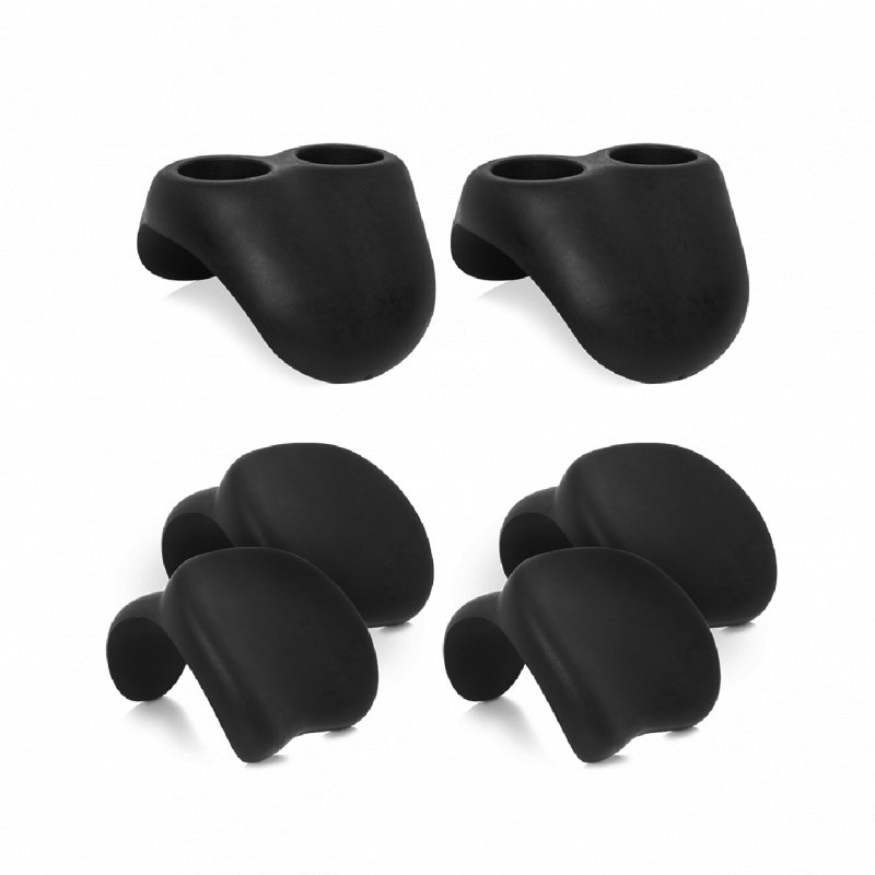 Luxury Spa Comfort Pack | 2 Drinks Holders, 2 Head Rests | Black - Wave Spas Europe