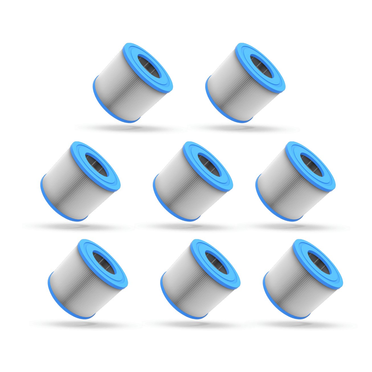 Hot Tub Replacement Filter Cartridge | 2020 Onwards | 8 Pack - Wave Spas Europe