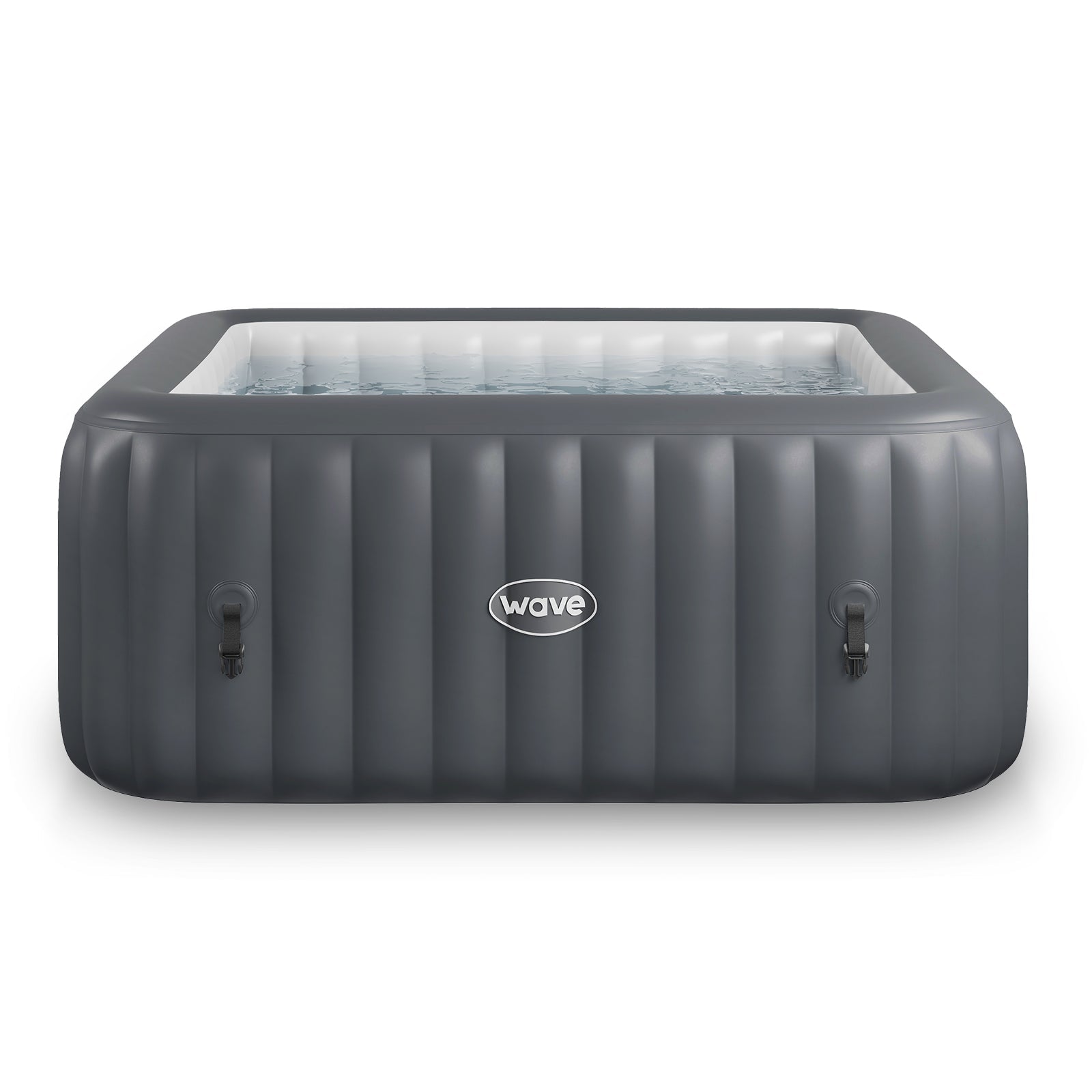 Pacific | 4/6 - Person Inflatable Hot Tub | Integrated Heater | Dark Grey - Wave Spas Europe