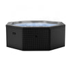 Como v2 | 6-Person Eco Foam Hot Tub | Integrated Heater | Charcoal Black - Wave Spas Europe