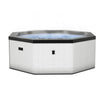 Como v2 | 6-Person Eco Foam Hot Tub | Integrated Heater | Pebble White - Wave Spas Europe