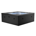 Garda v2 | 4/6-Person Eco Foam Spa | Integrated Heater | Charcoal Black - Wave Spas Europe