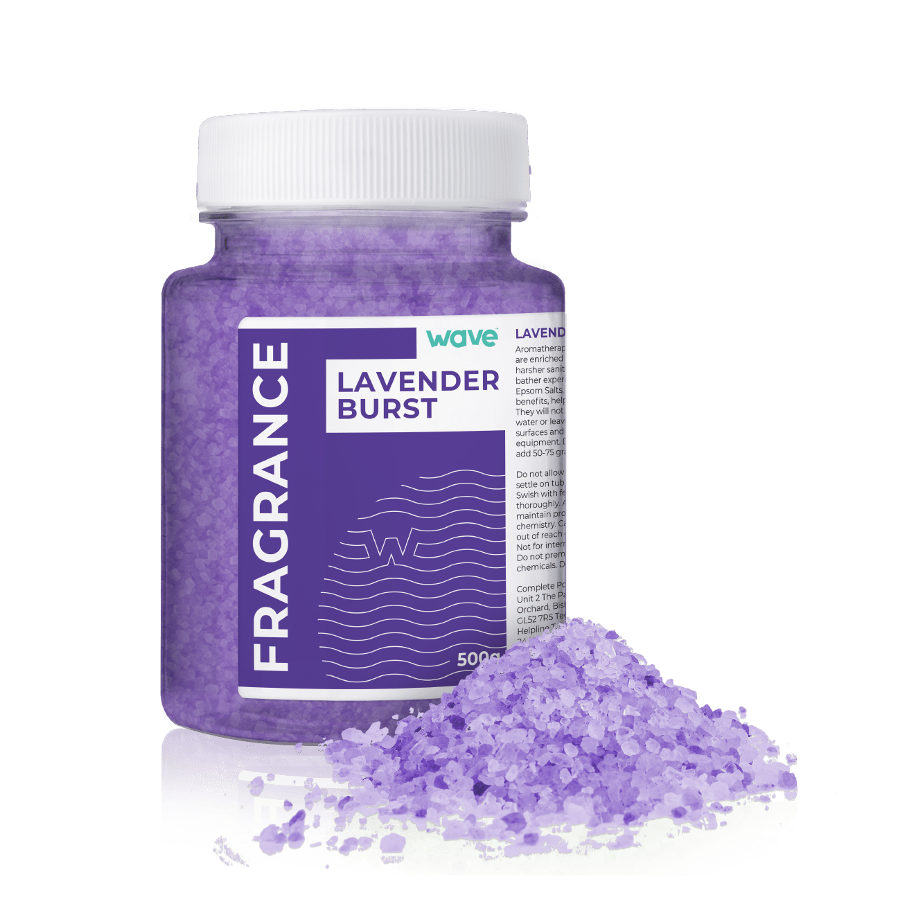 Hot Tub Aromatherapy Scent Crystals | Lavender Burst | 500g - Wave Spas Europe